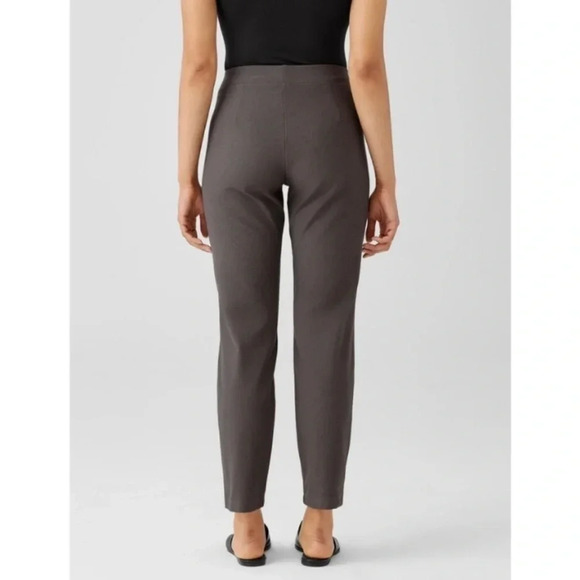 Eileen Fisher Crepe Stretch Pull On Pants - Picture 2 of 6